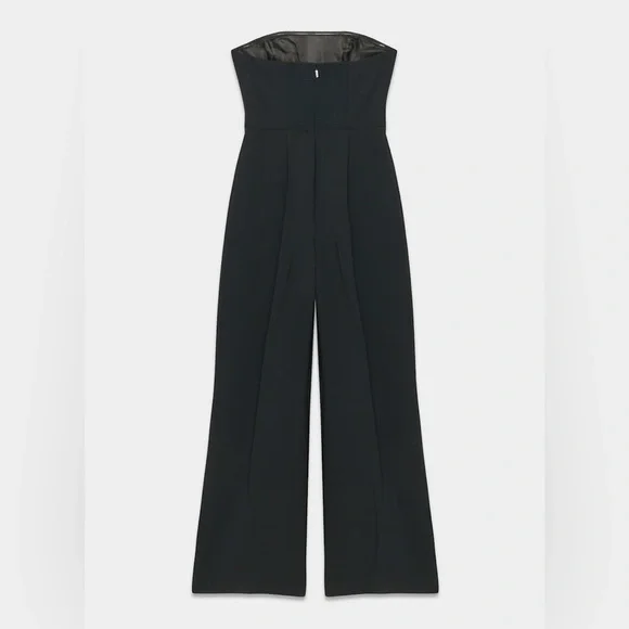 Aritzia Wilfred Black endless Strapless Jumpsuit sz 8 - Picture 6 of 8